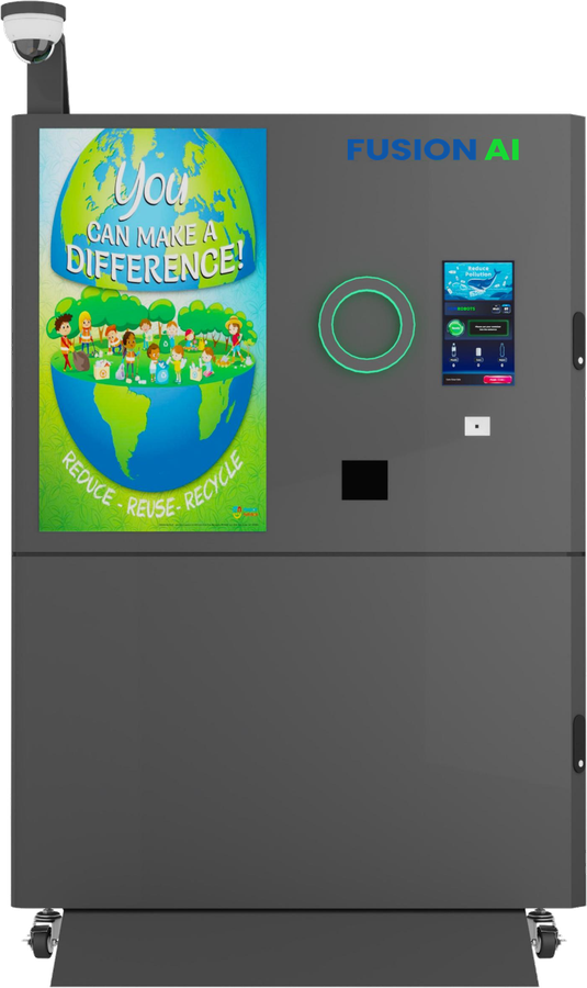 Fusion AI RVMF20 reverse vending machine